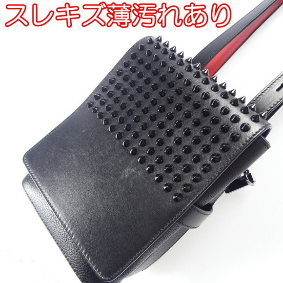 Christian Louboutin Leather Bag BENECH Calfskin REPORTER Shoulder - Picture 9 of 16